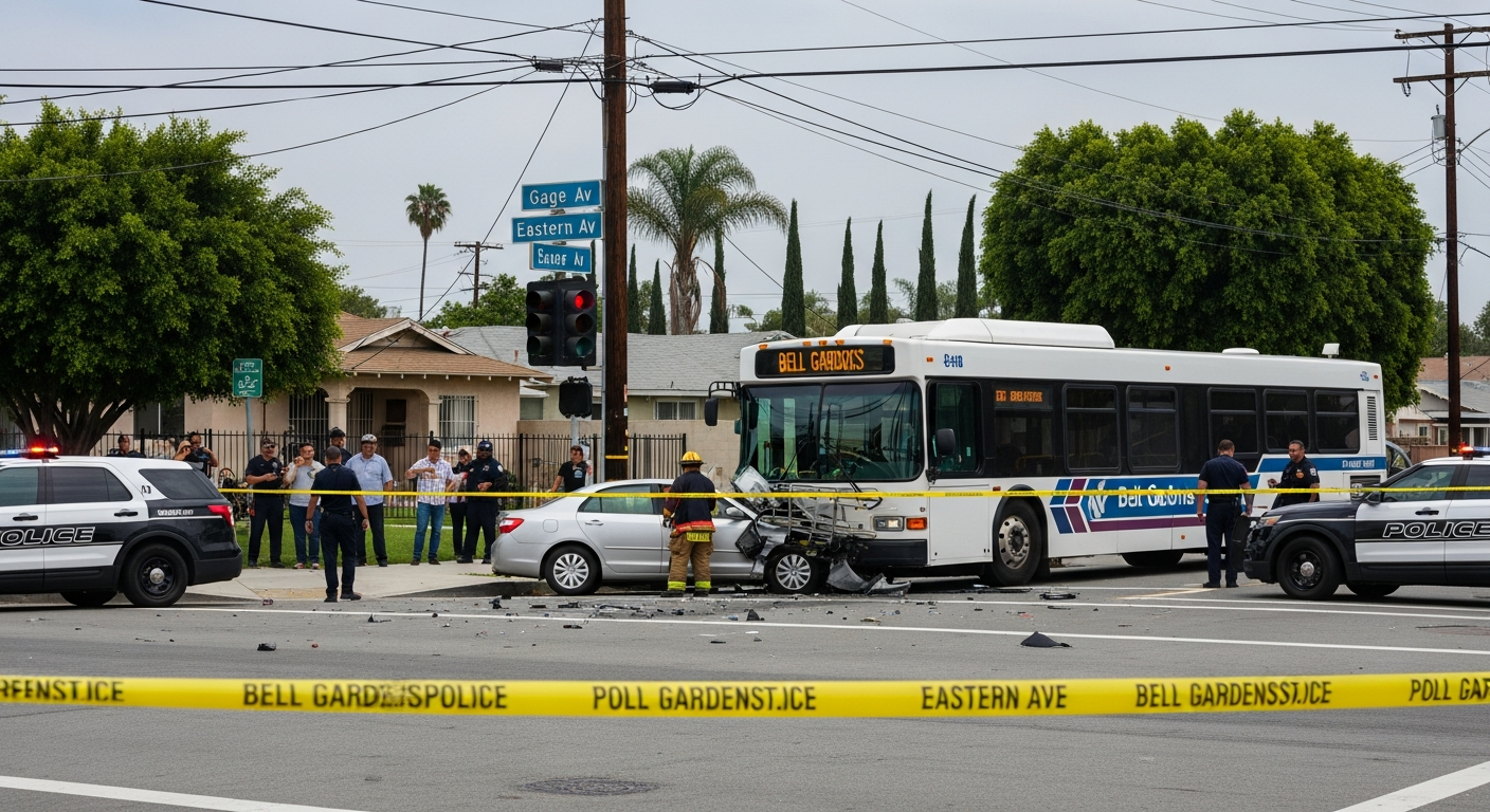 Source: Compass Law Group | Bus collision at transit stop | Bell Gardens, CA