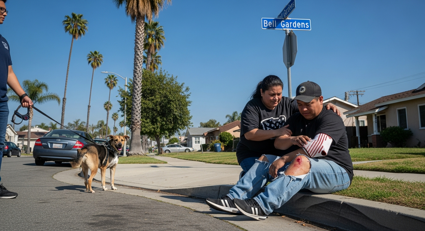 Source: Compass Law Group | Aggressive dog in neighborhood | Bell Gardens, CA