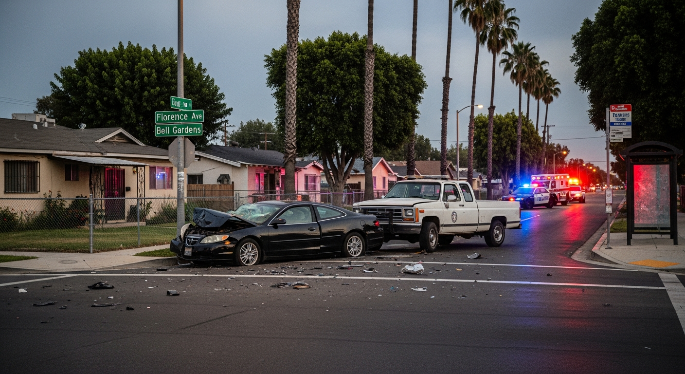 Source: Compass Law Group | DUI checkpoint at night | Bell Gardens, CA