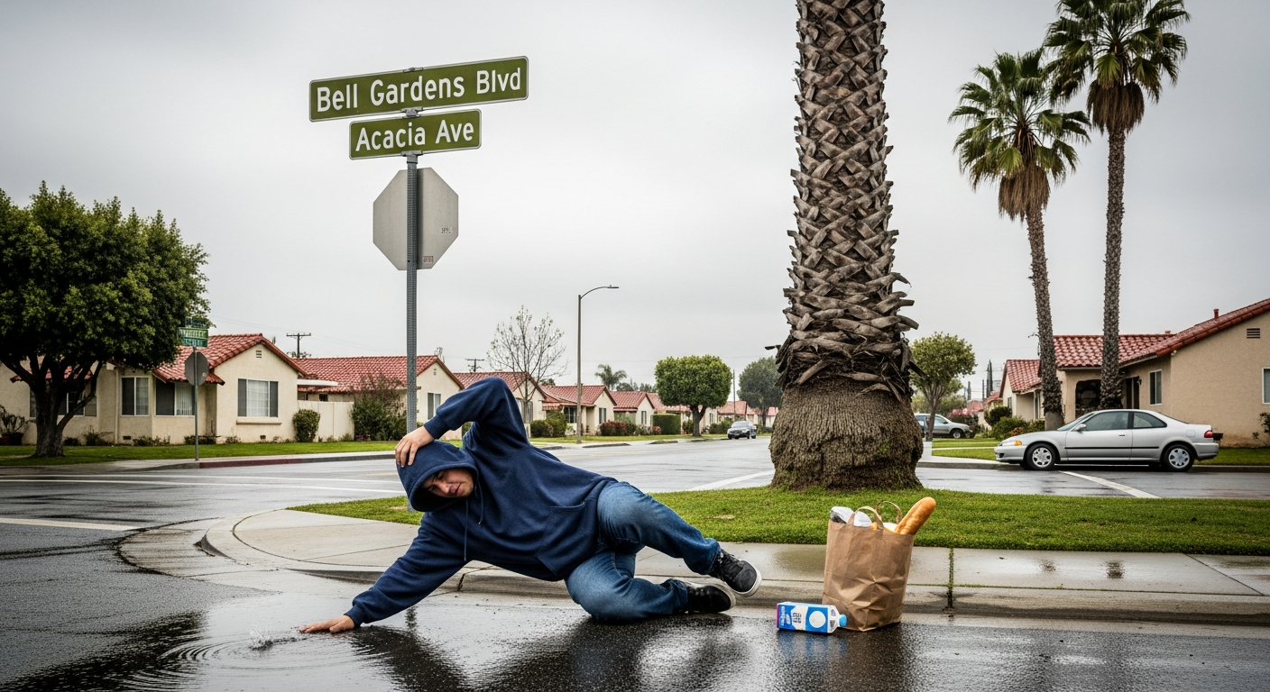 Source: Compass Law Group | Wet floor hazard in building | Bell Gardens, CA