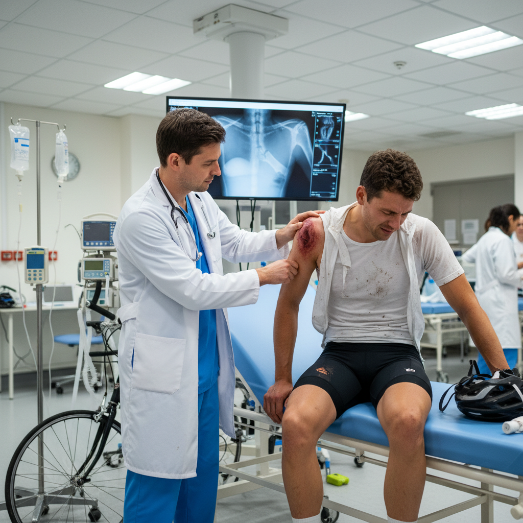 Medical treatment for bicycle accident in Lancaster