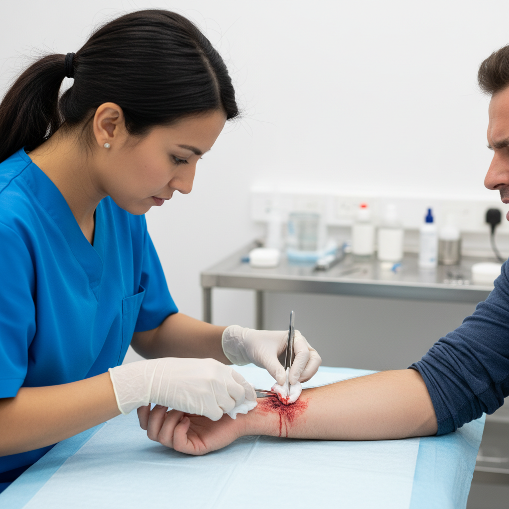 Medical treatment for dog bite in Los Angeles