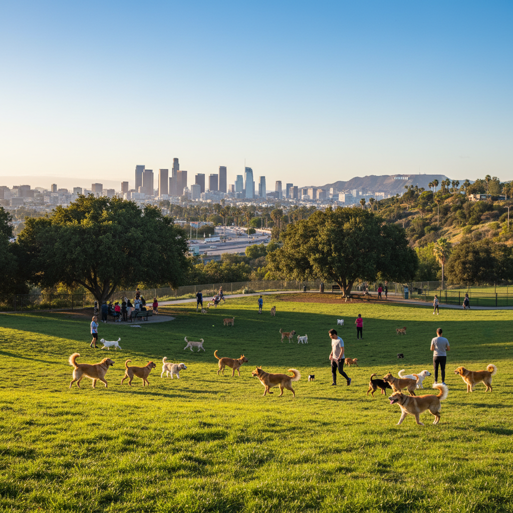 Dog Bite scene in Los Angeles