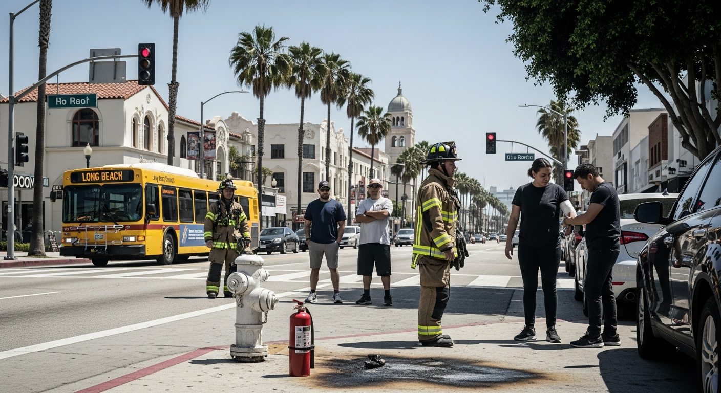 Source: Compass Law Group | Fire department responding | Long Beach, CA