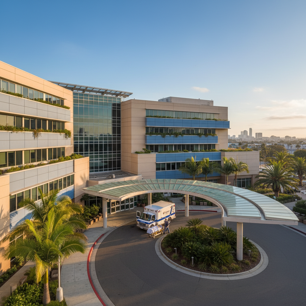 Source: Compass Law Group | Accident victim receiving emergency care | Long Beach, CA