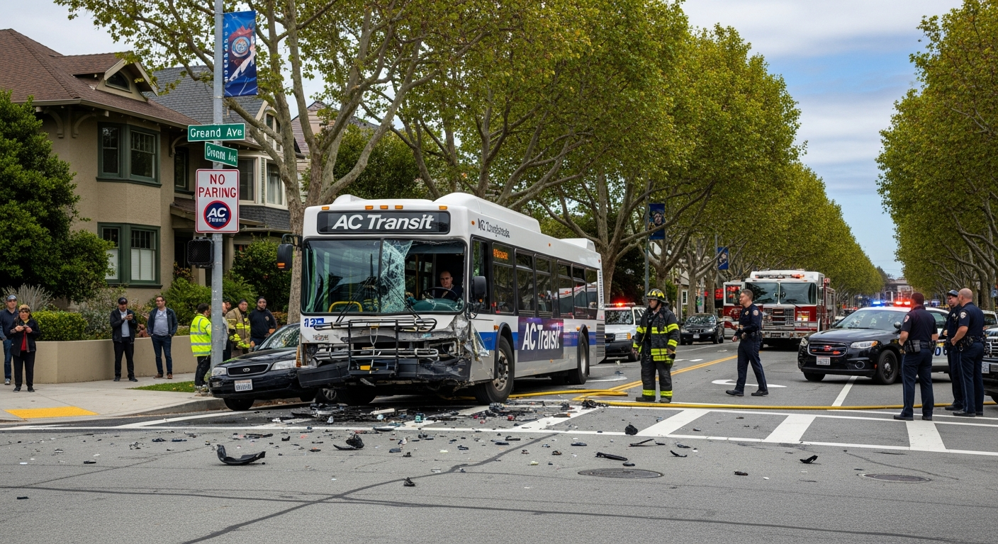 Source: Compass Law Group | Bus collision at transit stop | Oakland, CA