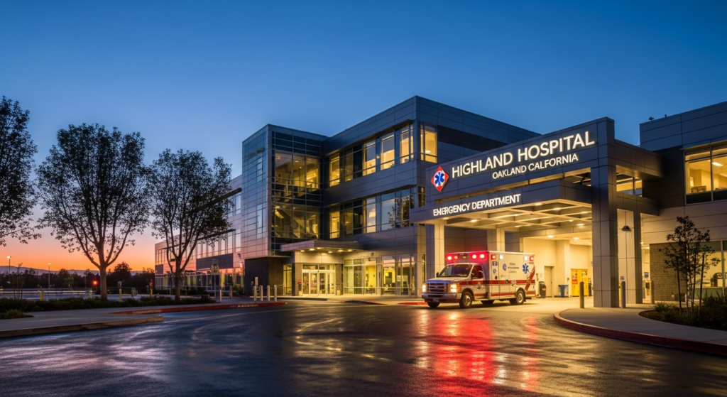 Highland Hospital Oakland California emergency department personal injury