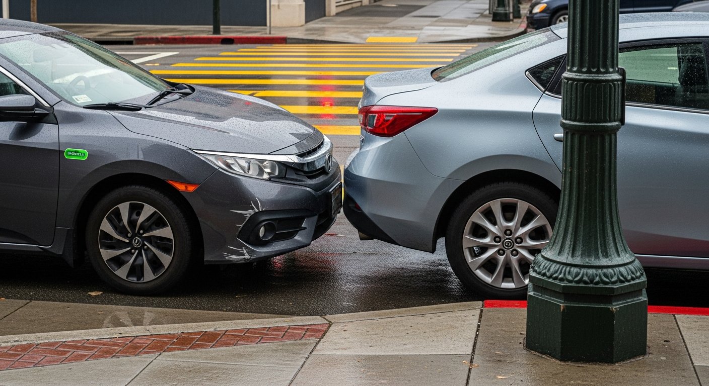 Source: Compass Law Group | Rideshare collision at pickup zone | San Francisco, CA
