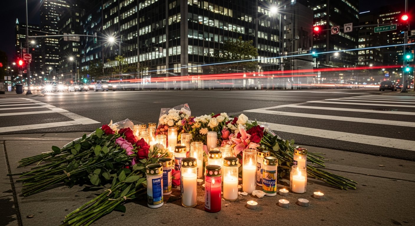 Source: Compass Law Group | Memorial at roadside scene | San Francisco, CA