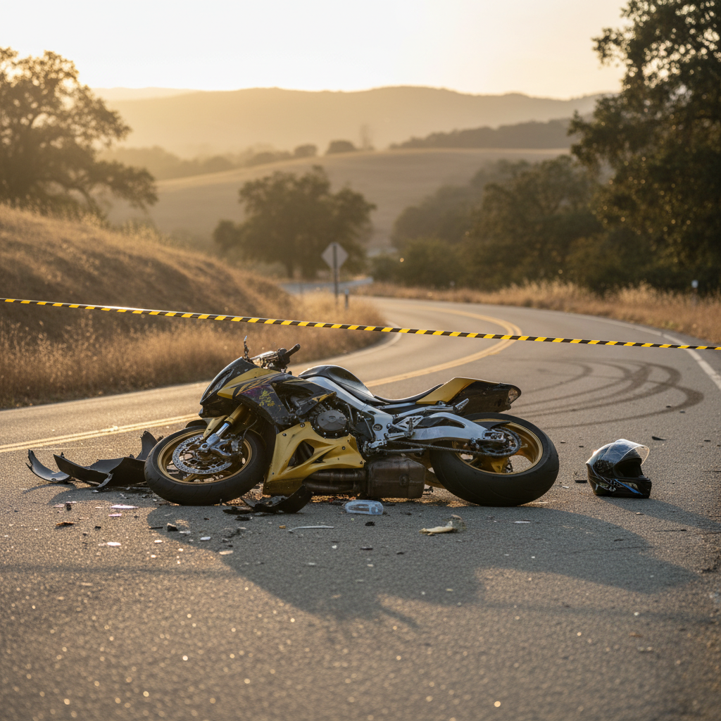 Source: Compass Law Group | Motorcycle Accident — scene 1 | Los Angeles, CA