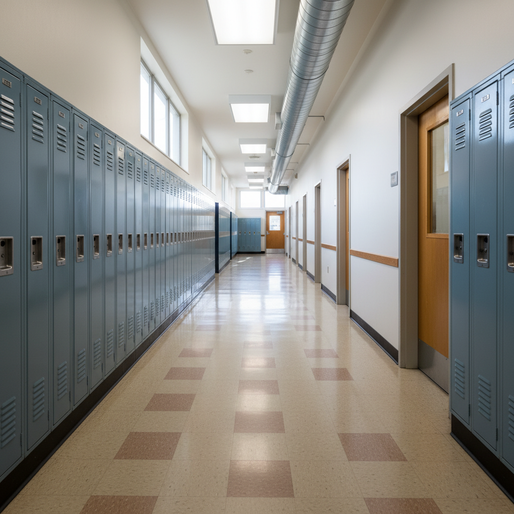 Los Angeles school hallway — school sexual abuse attorney