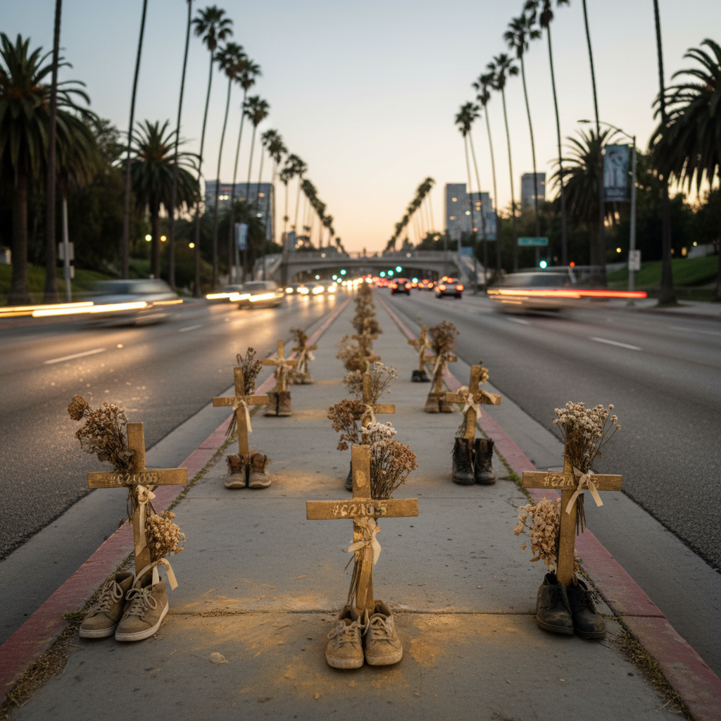 Source: Compass Law Group | Pedestrian Accident Deaths in Los Angeles — scene 1 | Los Angeles, CA
