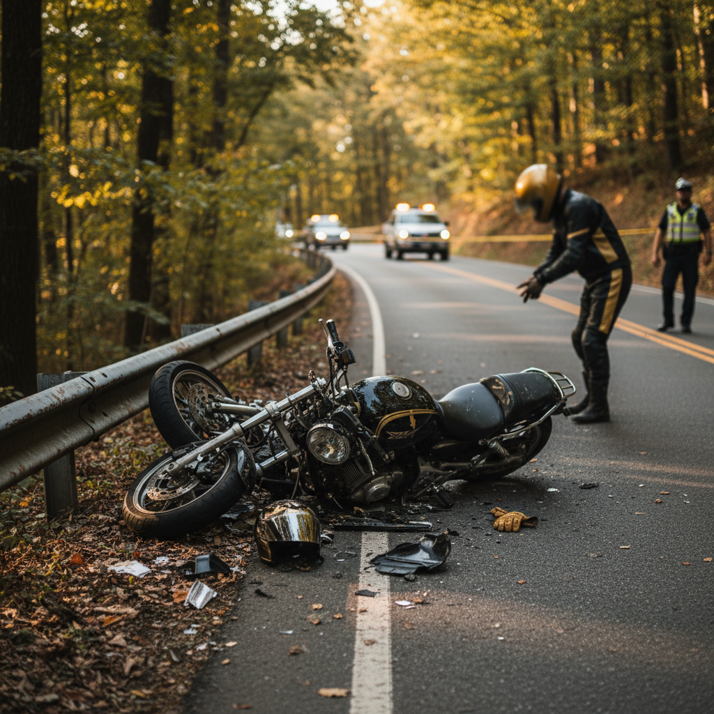 Source: Compass Law Group | Motorcycle Accident — scene 1 | Los Angeles, CA