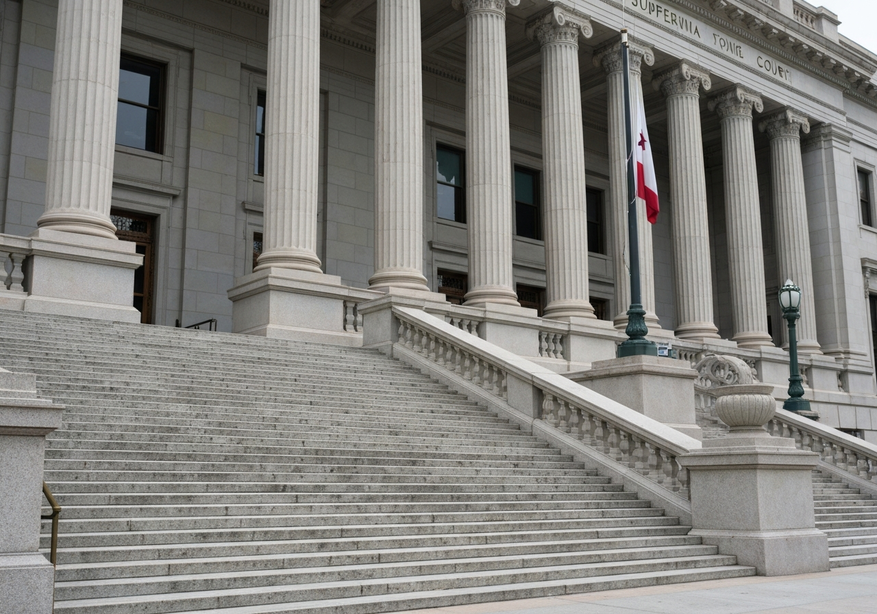 California superior courthouse — AB 218 child sexual abuse lookback window